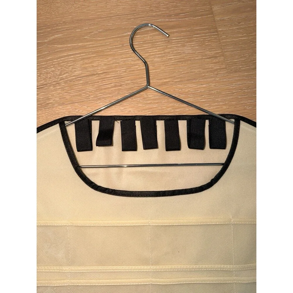 Hanging Jewelry Organizer Dress Tons Of Front And back Storage Excellent Cond